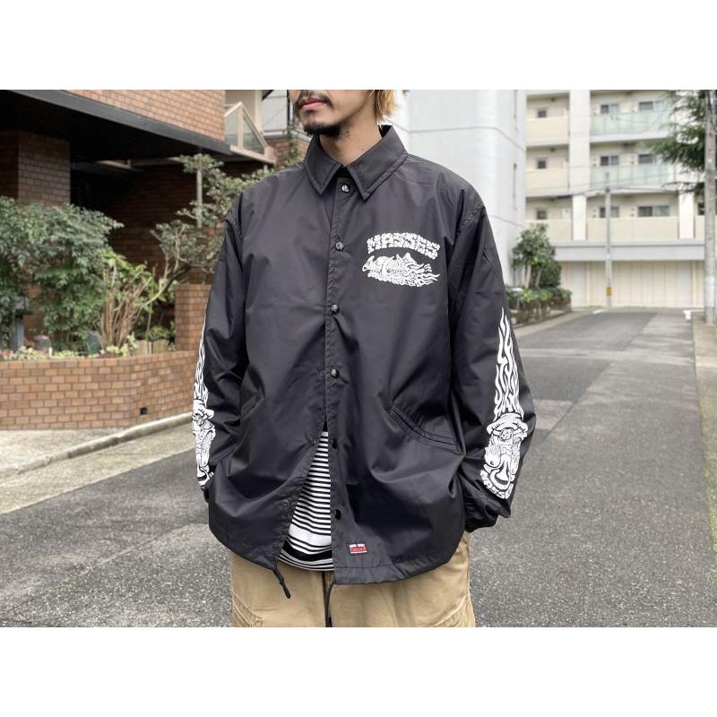 PORKCHOP GARAGE SUPPLY ×MASSES NYLON JKT HOG P コーチジャケット