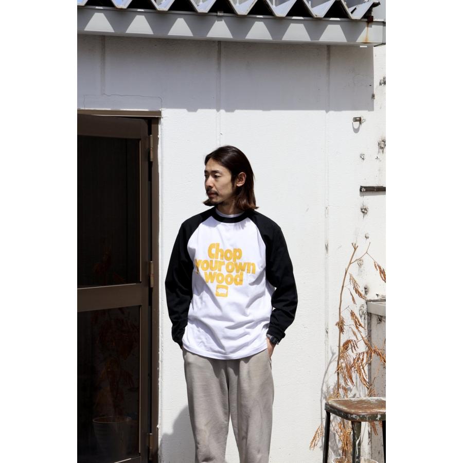 ポークチョップガレージサプライ PORKCHOPGARAGESUPPLY CCYOW RAGLAN L
