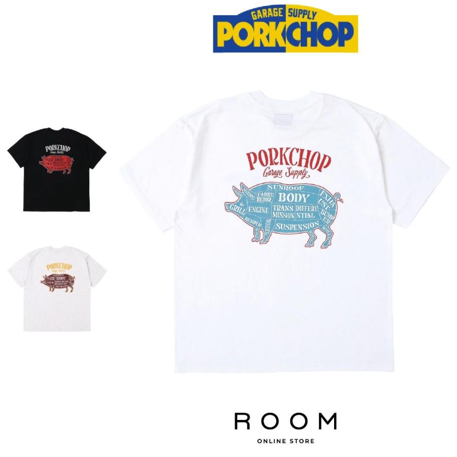 ポークチョップガレージサプライ PORKCHOPGARAGESUPPLY PORK BACK TEE