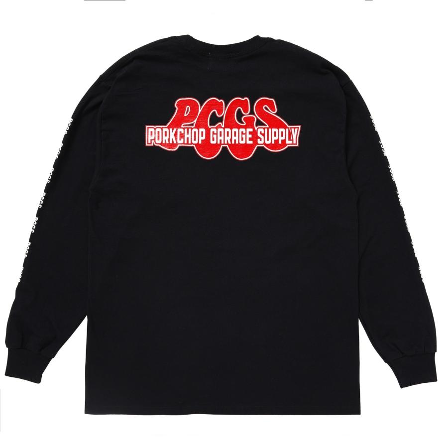 ポークチョップガレージサプライ PORKCHOPGARAGESUPPLY PP LOGO L/S