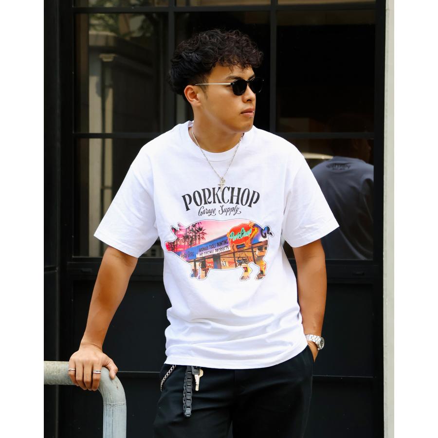 ポークチョップガレージサプライ PORKCHOPGARAGESUPPLY PORK STORE TEE