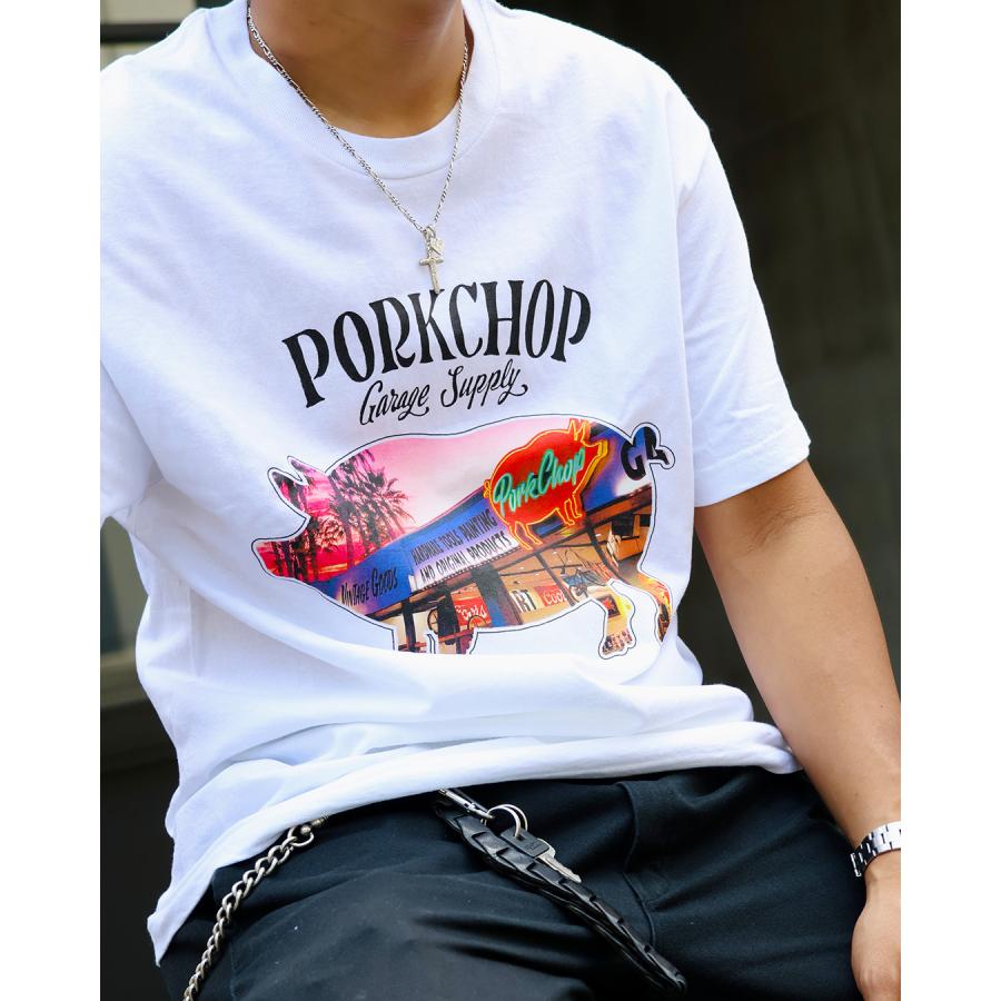 ポークチョップガレージサプライ PORKCHOPGARAGESUPPLY PORK STORE TEE
