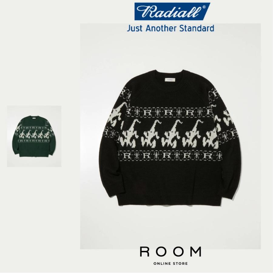 RADIALL 【公式・正規取扱】ラディアル HARVEST-CREW NECK SWEATER L/S 