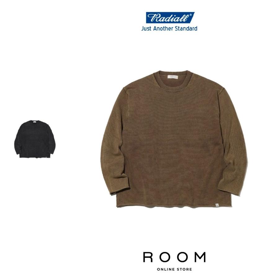 ま*者様 Radiall RUDWIG CREW NECK SWEATER RADIALL（ラディアル） RADIALL LUDWIG-CREW NECK SWEATER L/S RAD
