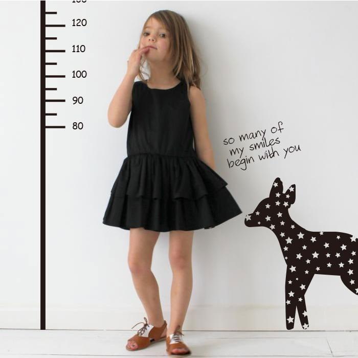 身長計 ウォールステッカー bambi 子供部屋 『BAMBI HEIGHT SCALE 