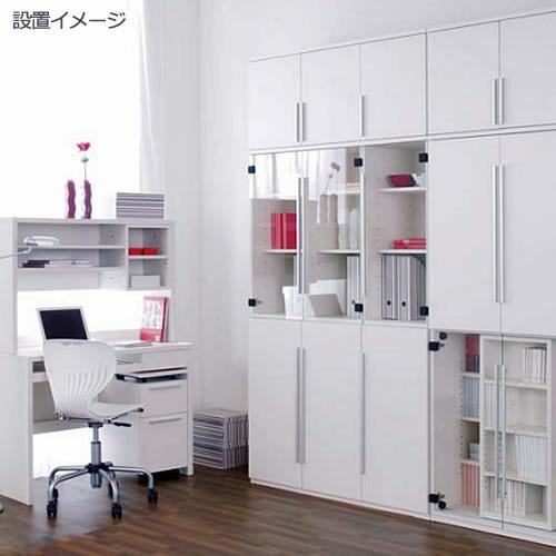小島工芸 COM-1 C1D-70上棚 ウッディホワイト 書斎デスク テレワーク