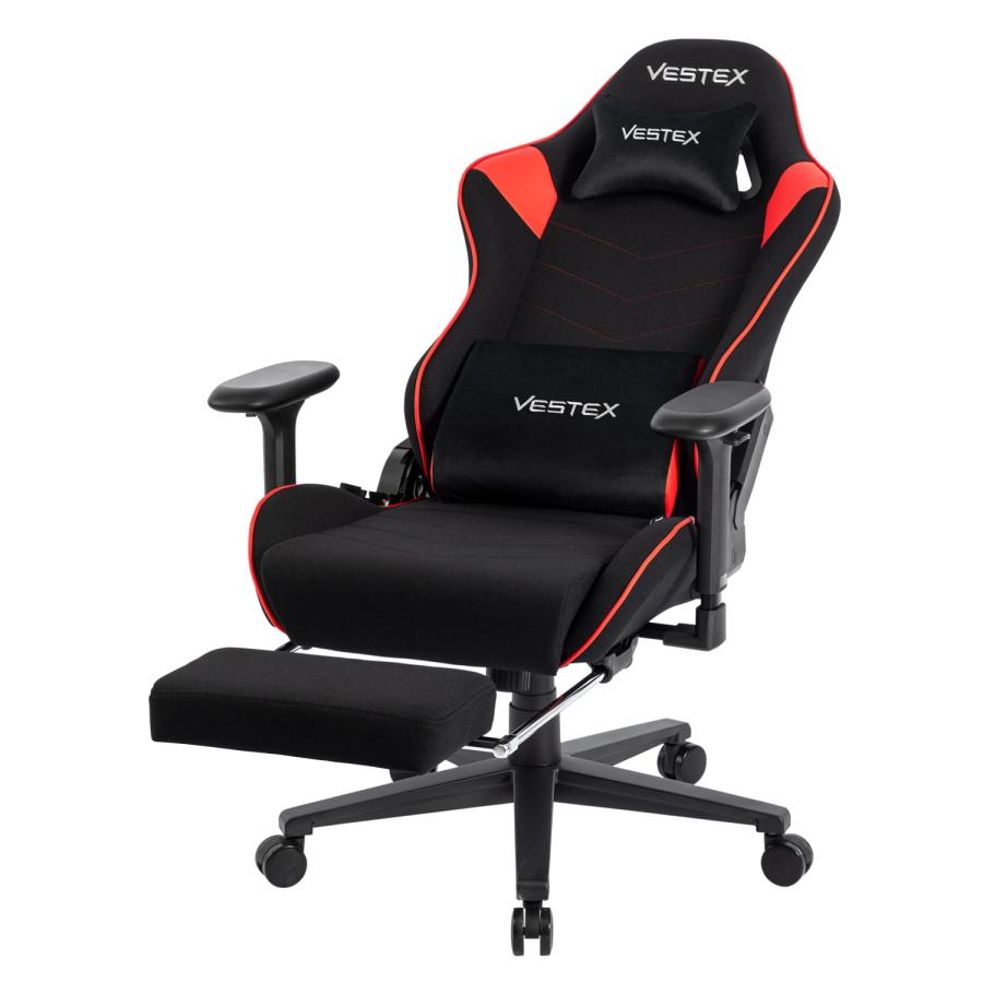 フットレスト付き ゲーミングチェア デスクチェア VESTEX S2 高 フットレスト付き ゲーミングチェア デスクチェア VESTEX S2 高