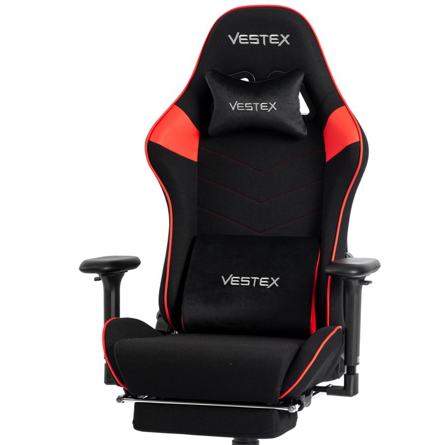 フットレスト付き ゲーミングチェア デスクチェア VESTEX S2 高 フットレスト付き ゲーミングチェア デスクチェア VESTEX S2 高
