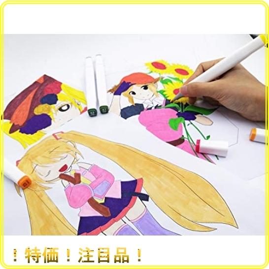 Bomei Pack アートマーカー 80色 2種類のペン先 油性 カラーペン 耐水 速乾 漫画 美術 描画 手帳マーク塗り絵 画材 Ata3730 Roomy 通販 Yahoo ショッピング