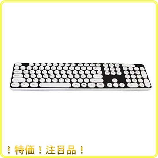 ワイヤレスキーボード マウスセット フルキーボード 無線接続 バッテリー給電 丸いキー かわいい おしゃれ シ Ctn Roomy 通販 Yahoo ショッピング