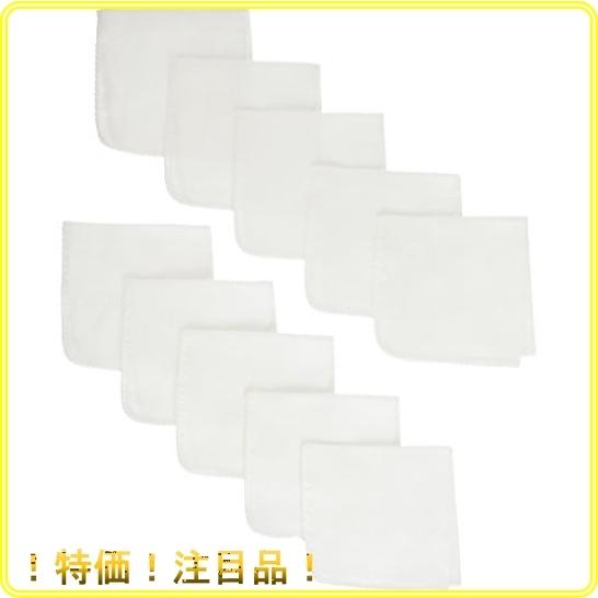 ファブリックプラス 赤ちゃん用ガーゼハンカチ コットンガーゼ 80本ガーゼ 日本製 2525cm 10枚セット ピュアホワ Emq Roomy 通販 Yahoo ショッピング