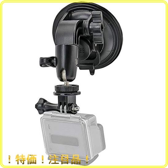 Woleyi 車フロントガラス取り付けカメラホルダー 超大90mm吸盤マウント 1 4カメラネジ付き デジタル アクション Mwl5211 Roomy 通販 Yahoo ショッピング