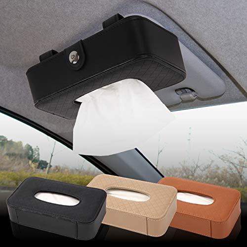 アバトラスト Avatrust 車用 ティッシュケース ティシュカバー サンバイザー 取り付け型 Puレザー 全３色 ブラ Ofa0047 Roomy 通販 Yahoo ショッピング