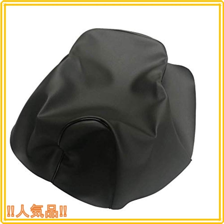 新品即決 ホンダ スカッシュ 専用設計 シートカバー日本製 厚手生地 生地色 座面 黒 パイピング色 黒 張替タイプ Chr