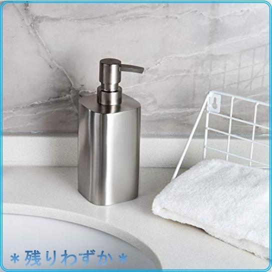 Imeea ディスペンサー シャンプーボトル 詰め替えボトル ステンレスガ製 420ml 角型 シルバー Wss 51qpxqymvrab Roomy 通販 Yahoo ショッピング