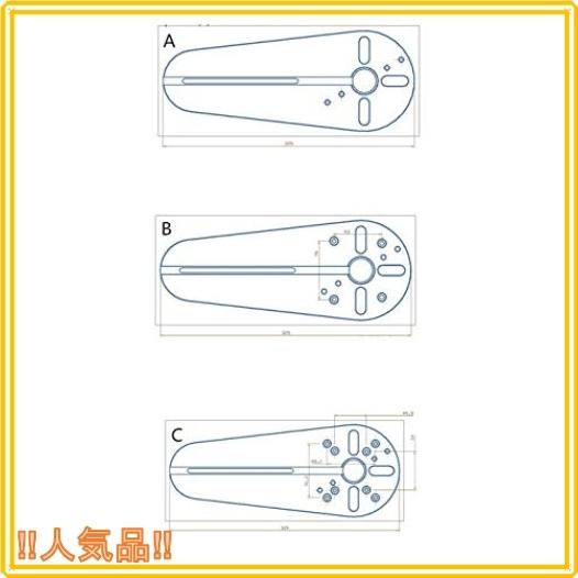 Carangels トリマー用円切り冶具 サークルカット ベースプレート ルーター用 拡張サブベースプレート 直径20 670mm Xhn177250 Roomy 通販 Yahoo ショッピング