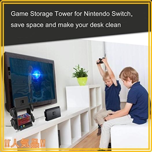 Uniraku 多機能縦置き収納スタンド Nintendo Switchドック収納 ゲームソフト収納10枚 Switch Proコントローラー３個まで Zek Roomy 通販 Yahoo ショッピング