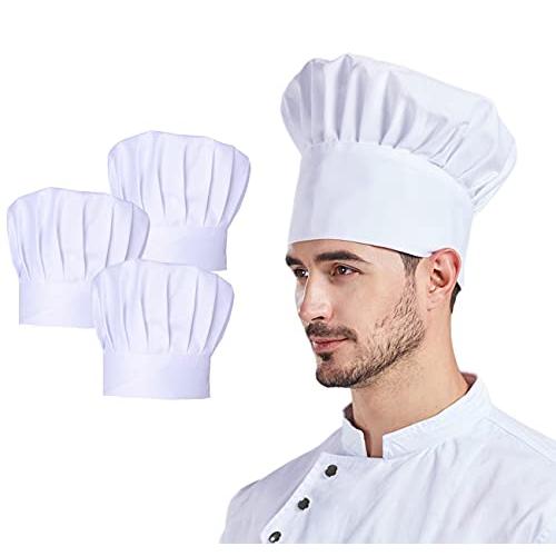Nanxson 3枚入り コック帽 シェフハット コック帽子 料理人帽子 料理人帽 ゴム付け 綿 おしゃれ カフェ 料理用 ホテル レストラン 職人 Zfsd B07bgyswqr Roomy 通販 Yahoo ショッピング