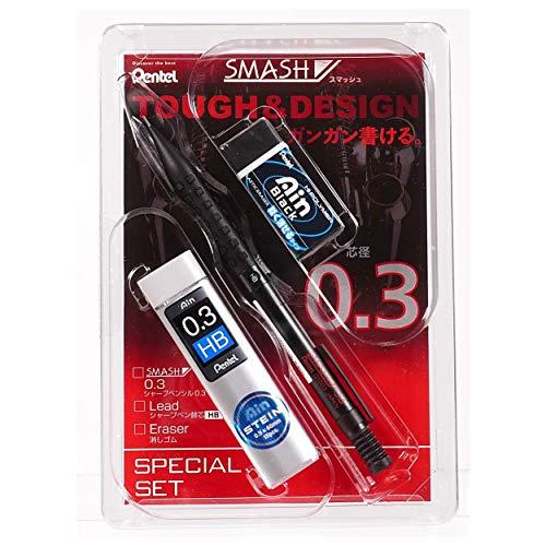 ぺんてる シャープペン スマッシュ 0 3 ブラック アイン06ブラック消しゴム アイン シュタイン芯hb0 3 3点セット Zfsd B0867yjdvw Roomy 通販 Yahoo ショッピング