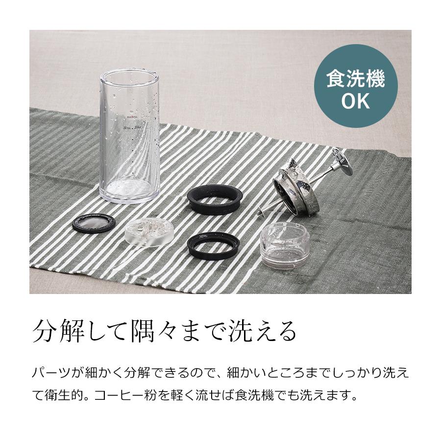 選べる2大特典 アメリカンプレス コーヒープレス ステンレス 二重構造