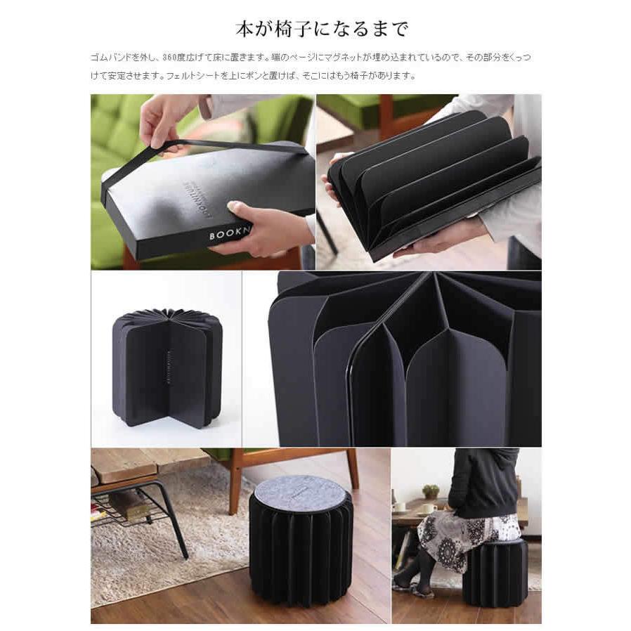 BOOKNITURE ブックニチュア 折りたたみ椅子 スツール 折りたたみチェア