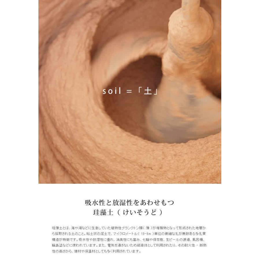 特典付 soil バスマット 珪藻土 ソイル Lサイズ 日本製 大判 速乾 おしゃれ 大きい バスマット ［ ソイル バスマット ラージ ］の画像