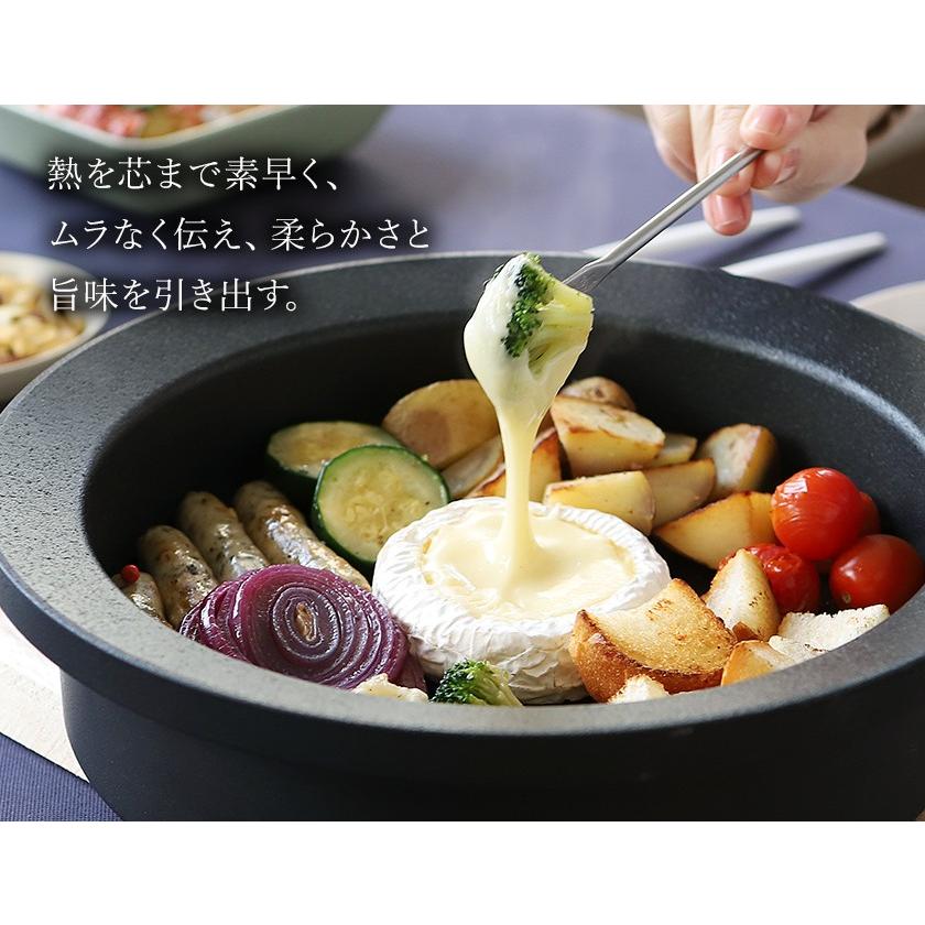 h-concept（アッシュコンセプト） 両手鍋 炭鍋 カーボン 鍋 日本製 ih