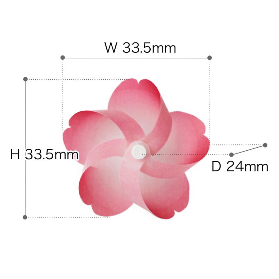 d マグネット 風車 磁石 日本製 かぜぐるま 文房具 文具 桜 単品