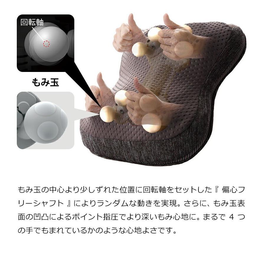 プレミアムマッサージクッション 3Dもみ ネイビー AX-HCL320NV