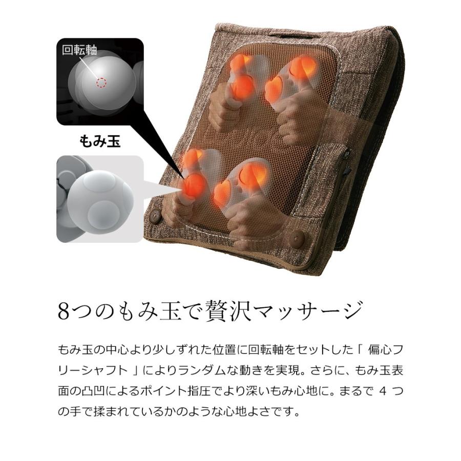 最も優遇 ルルド マッサージクッション 薄型 マッサージ器 スリム マッサージ機 小型 肩こり ルルドプレミアム マッサージクッションダブルもみ プロ 注目の Kwsrbd Com