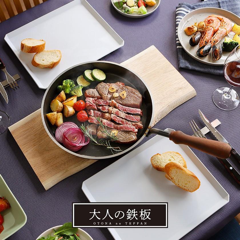 大人の鉄板 フライパン26cm 蓋付き ］特典付 鉄 26cm ステーキ レシピ
