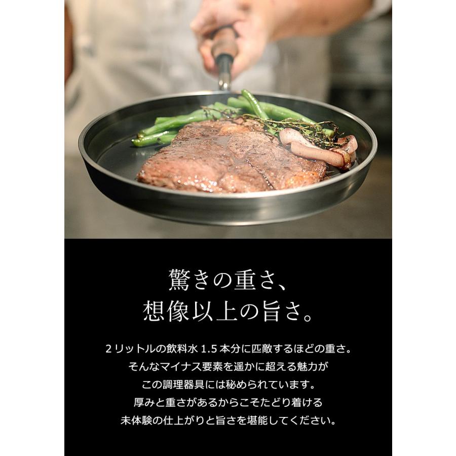 大人の鉄板 フライパン26cm 蓋付き ］特典付 鉄 26cm ステーキ レシピ