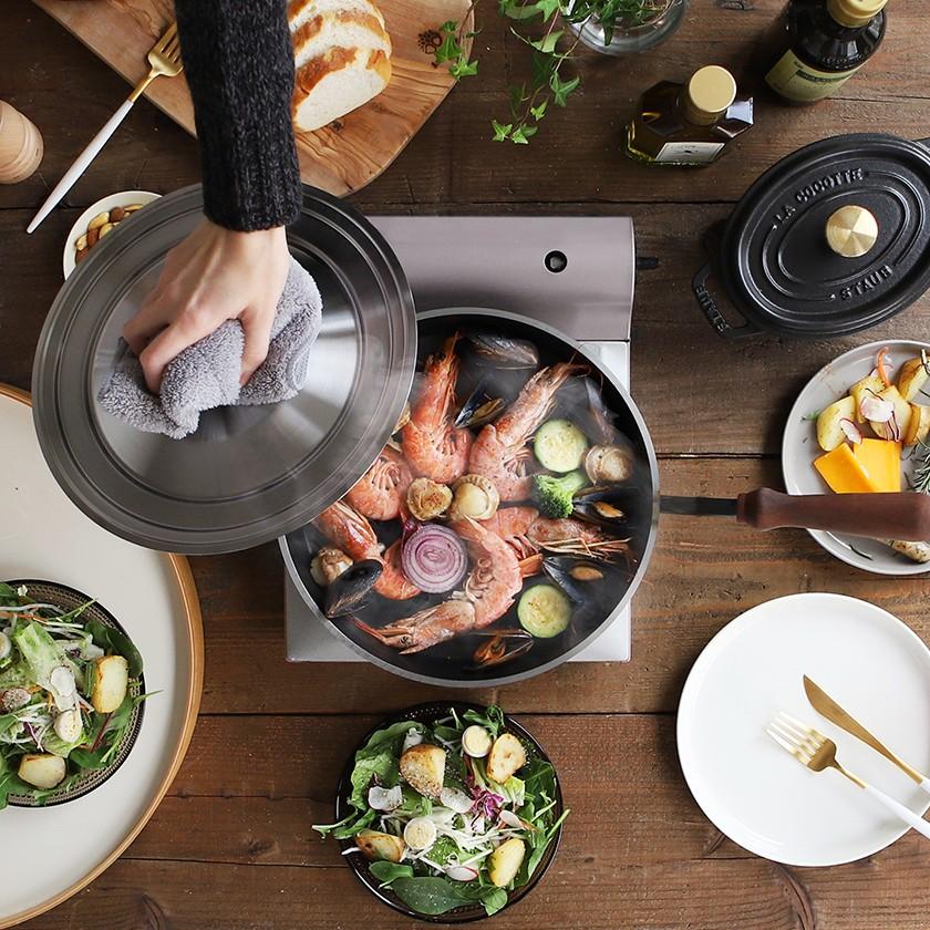 オークス（AUX） ［ 大人の鉄板 フライパン26cm ］鉄 IH対応 レシピ