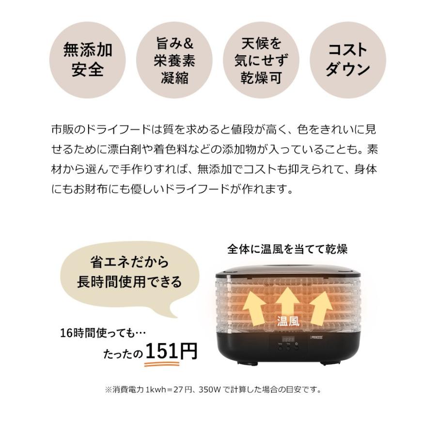 【正規品】PRINCESS フードドライヤー 食品乾燥機 112383 楽天市場】【正規品】プリンセス PRINCESS フードドライヤー 食品乾燥