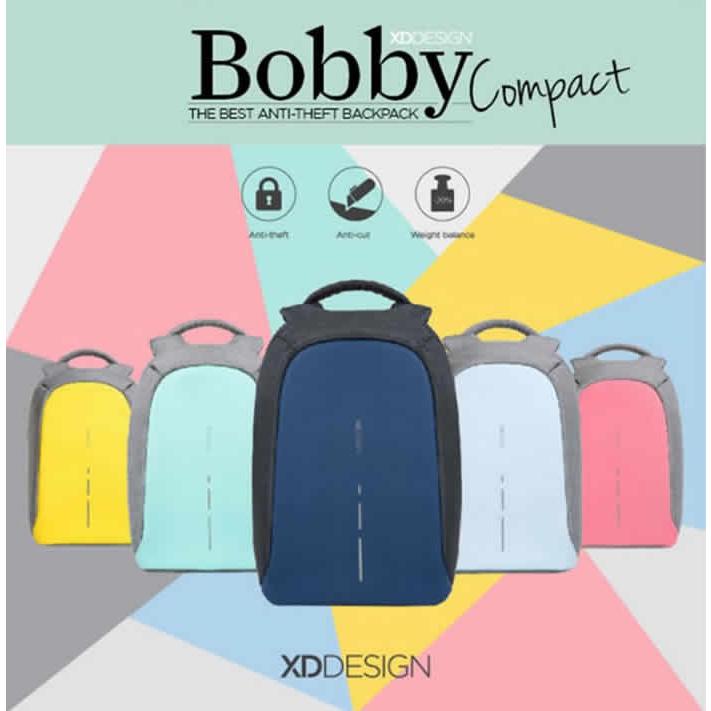 bobby コンパクト リュック 防水 防犯 耐刃 旅行 エコバッグ付 専用 