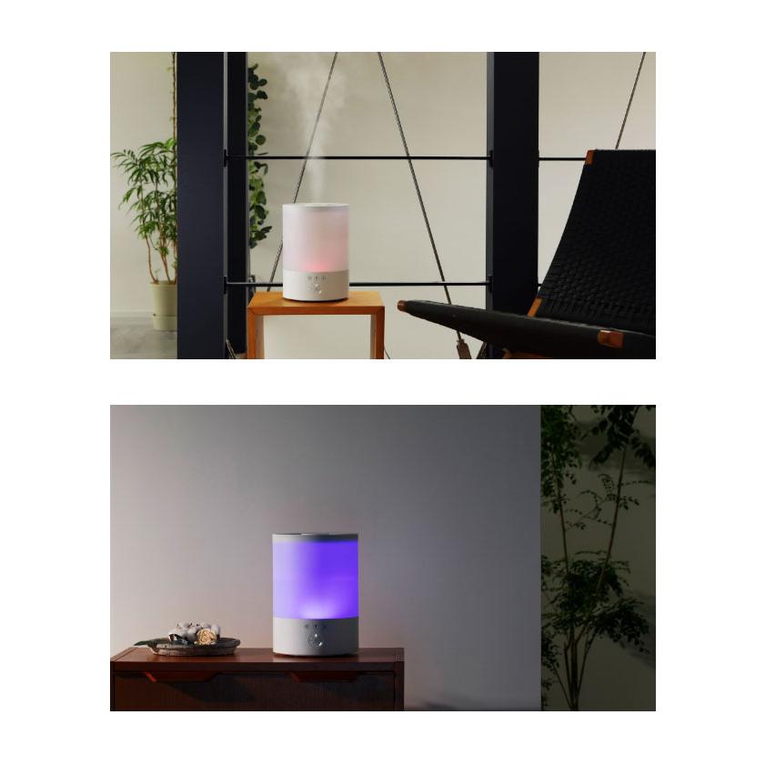 特典付［ サーモカラー お手入れカンタン アロマ対応 超音波式加湿器