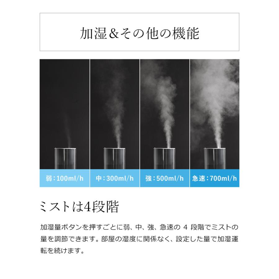 DOSHISHA（ドウシシャ） ［ クレベリンLED搭載 ハイブリッド式加湿器