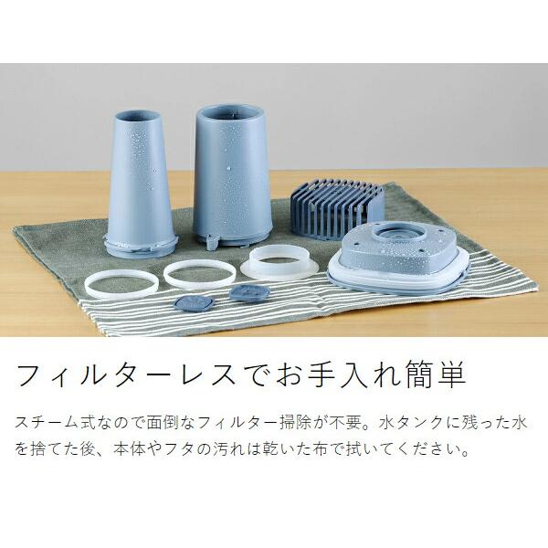 DOSHISHA ［ カンタン給水 スチーム式加湿器 ］特典付 加湿器
