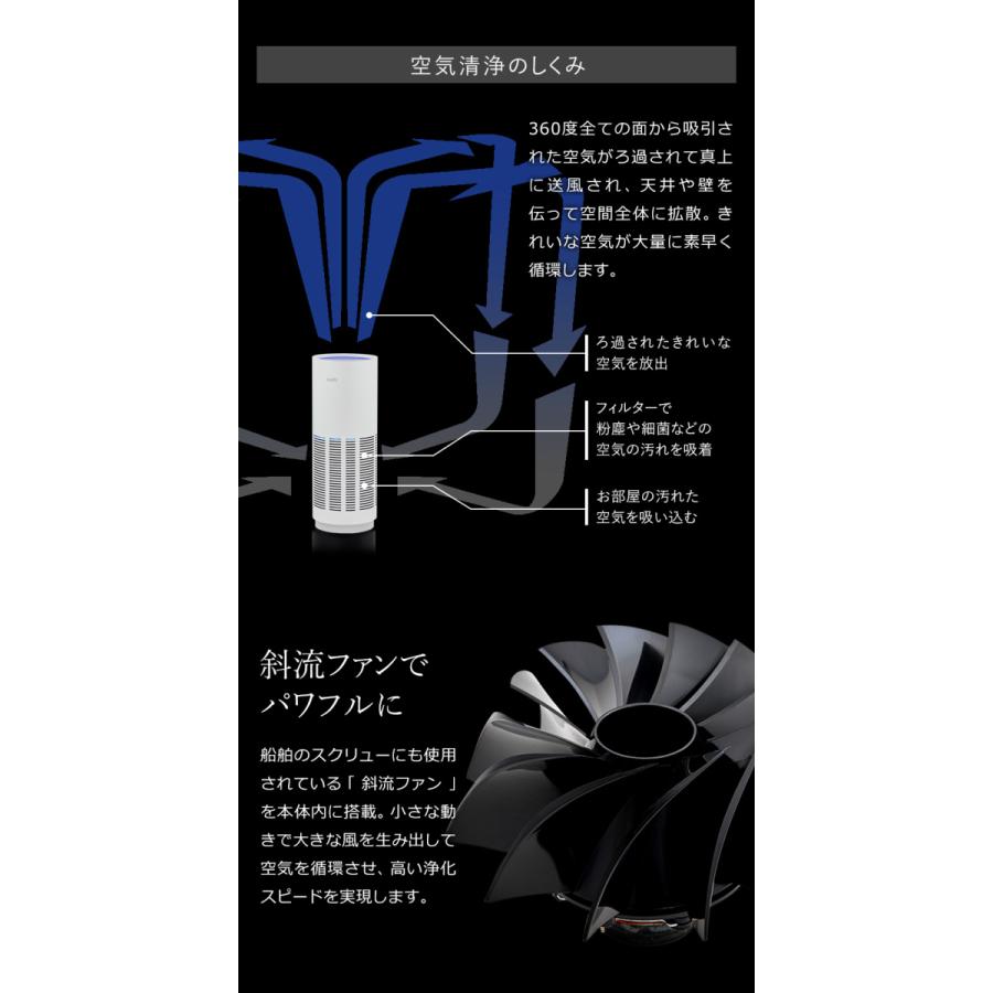 新品　カドー　空気清浄機 花粉対策　大容量 脱臭　 〜26畳 楽天市場】空気清浄機 【交換用フィルターの特典付き】 cado カドー