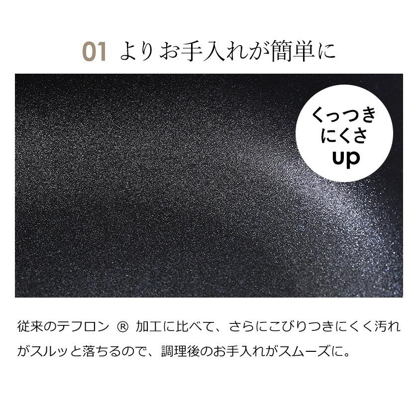 両手鍋 24cm 深型 深澤直人デザイン おしゃれ 多層コーティング 鍋 アルミ フタ付き 蓋付き JIA ［ JIA Black Cookware キャセロール 24cm ］_13