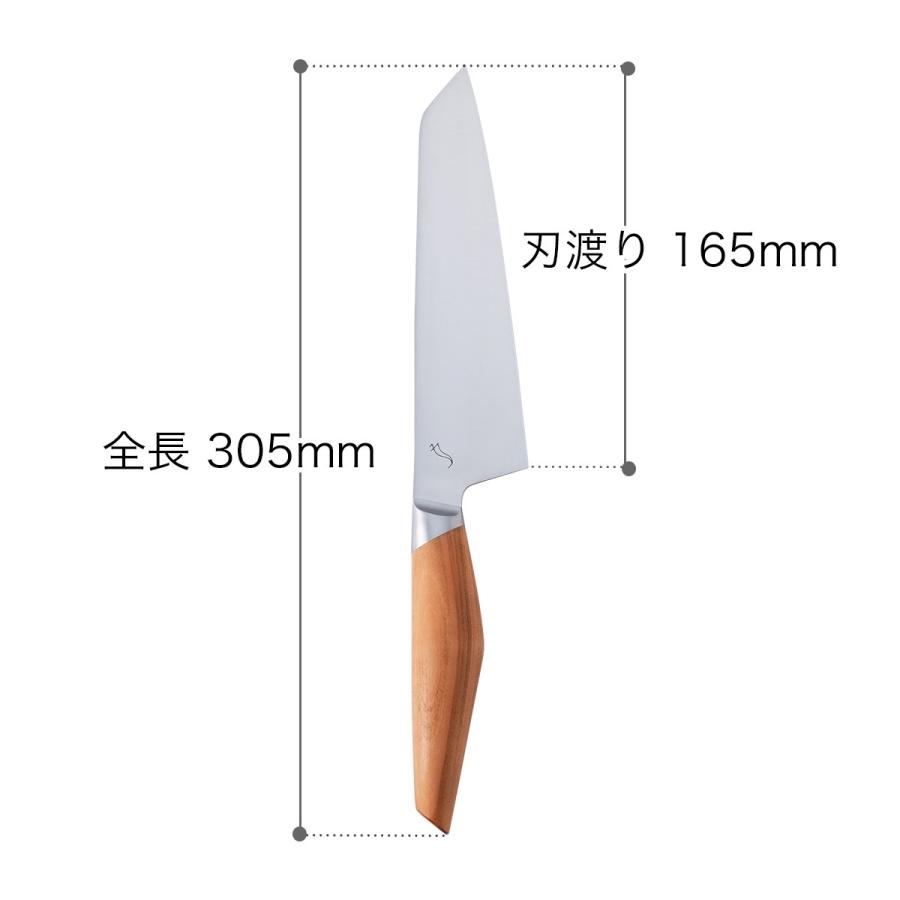 万能包丁 ステンレス 関包丁 切れ味続く 日本製 16 5cm 165mm 文化包丁 よく切れる 軽い 切れ味 洋包丁 Kasane かさね 高評価
