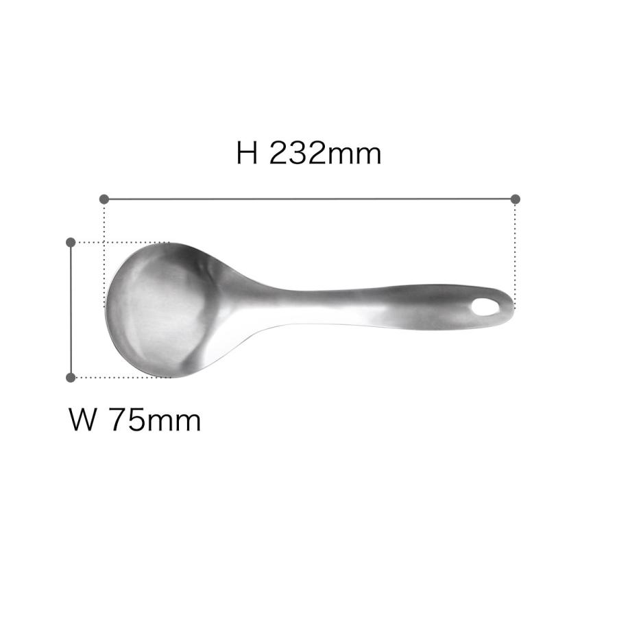 キッチンツール 炒めヘラ サーバースプーン とりわけ 調理 おたま 耐熱 ステンレス製 フライングソーサー 日本製 ［ Flying Saucer クッキングスプーン ］｜roomy｜02