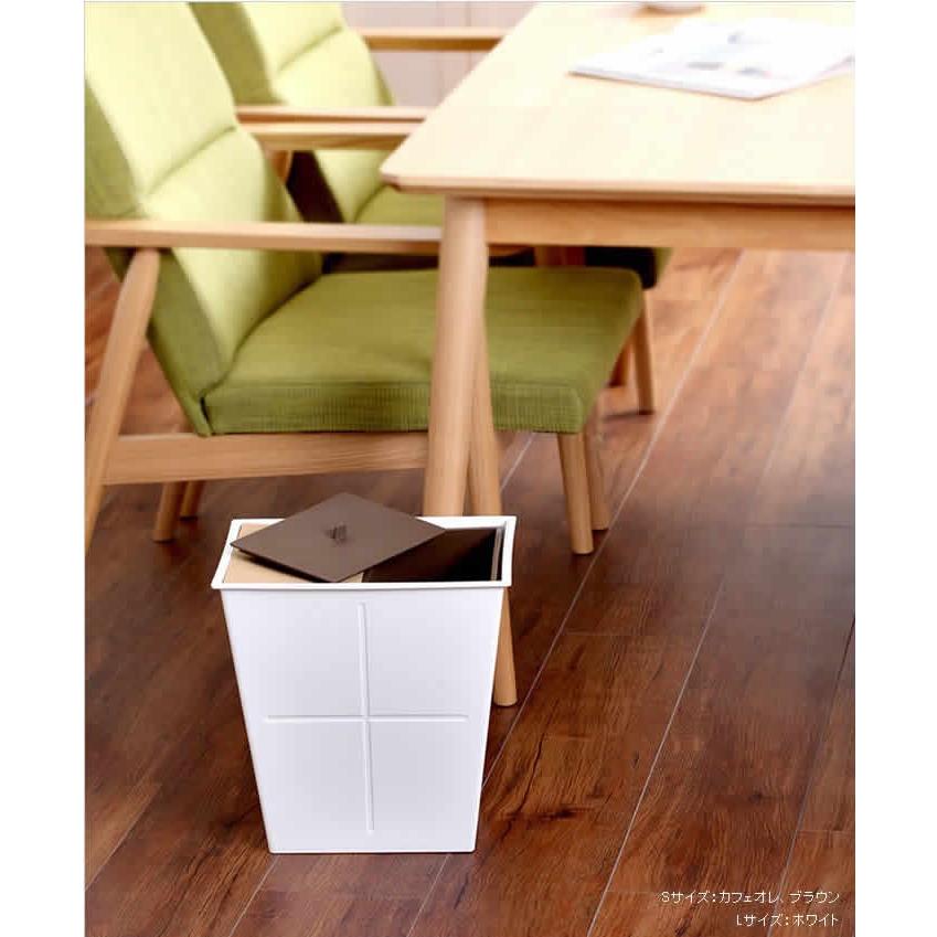 アンブルトラッシュS フタ付き 3L ］ゴミ箱 おしゃれ ふた付き スリム