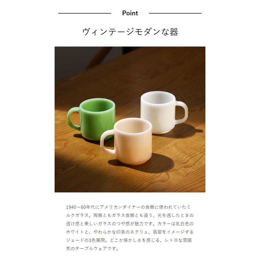 ideaco（イデアコ） ［ ideaco Milk Glass mug cup 2pcs 食器 ミルク