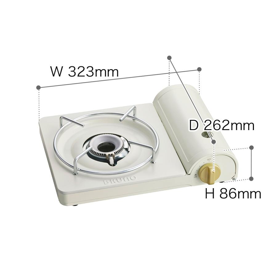 Curum HW-799 コンロ ナチュラル/ホワイト 心まで明るくなる白いビルトインガスコンロ HOWARO Built-inにハイ