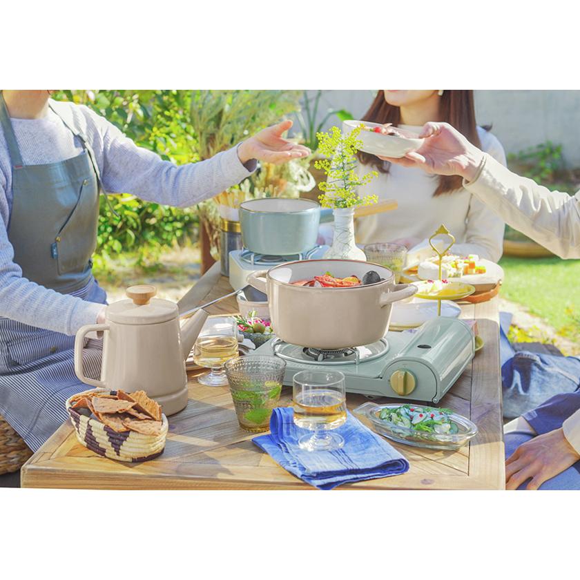 BRUNO（ブルーノ） ［ ホーロー片手鍋 16cm ］特典付 IH対応 富士