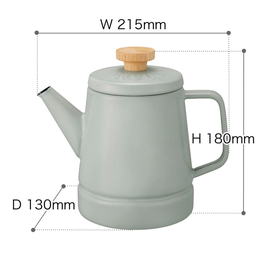 [ BRUNO ホーローケトル 1.6L ]特典付 ブルーノ IH対応 富士ホーロー ティーポット ケトル 琺瑯 コーヒーケトル コーヒー