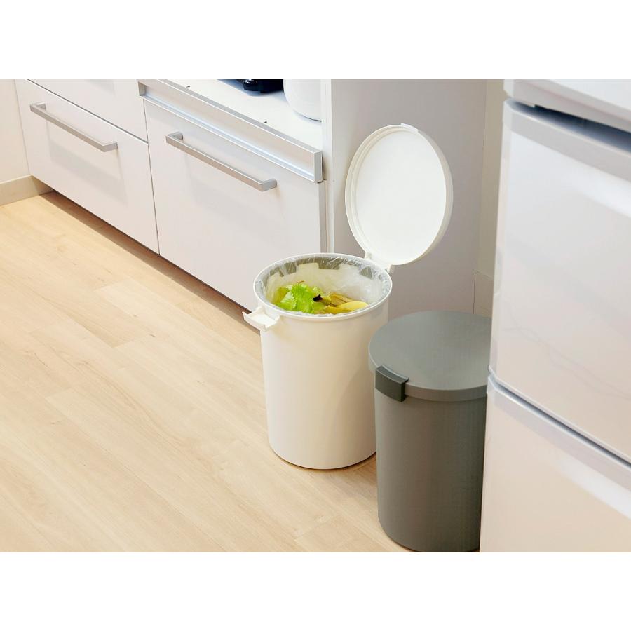 ぽん@グッズ断捨離中！まとめ買い大歓迎６点セット テラモト 屋内・外用分別ダストボックス ニートST オフホワイト