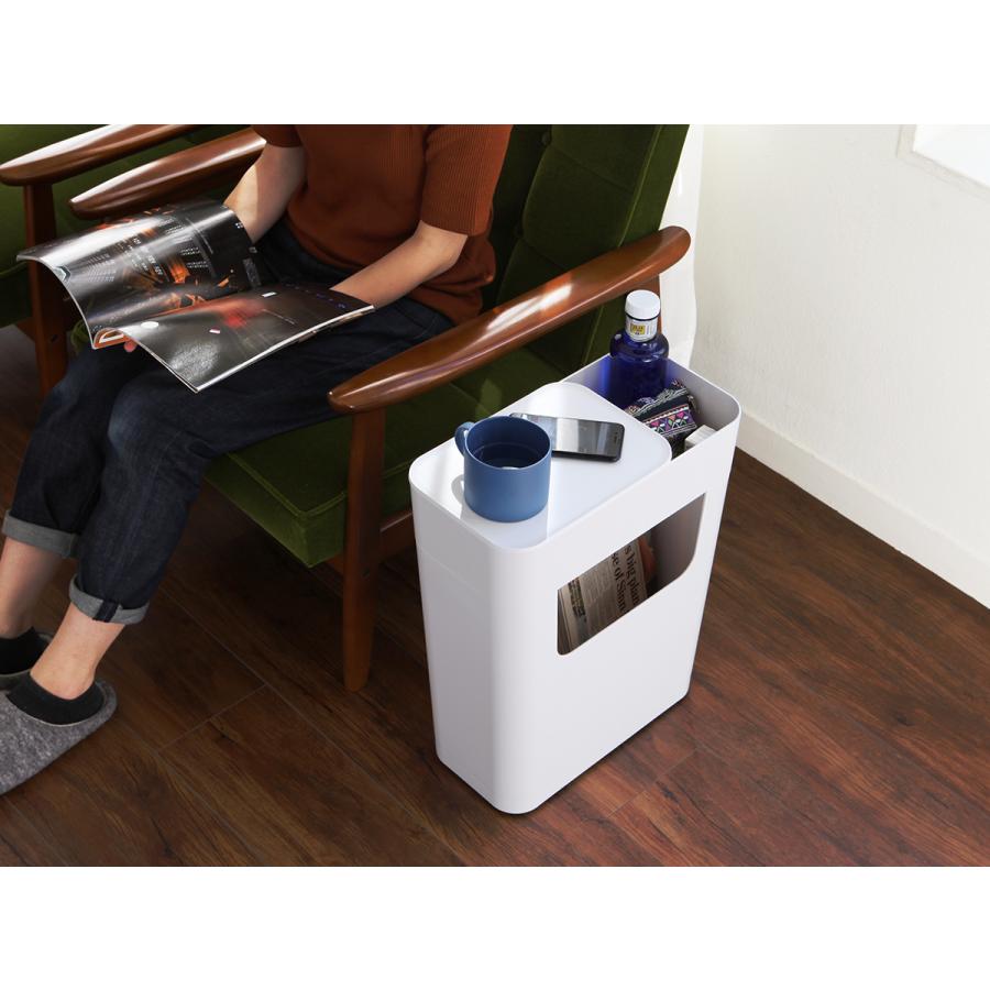 特典付 エノッツ サイドテーブル ゴミ箱 おしゃれ ワゴン キャスター