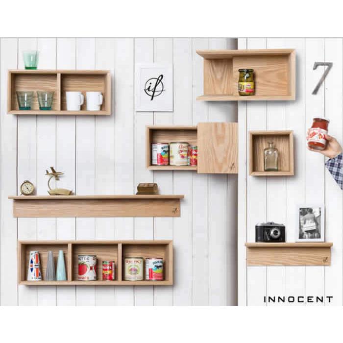 Wall hanging Shelf Short 幅38cm ］特典付 ウォールシェルフ 木製 壁